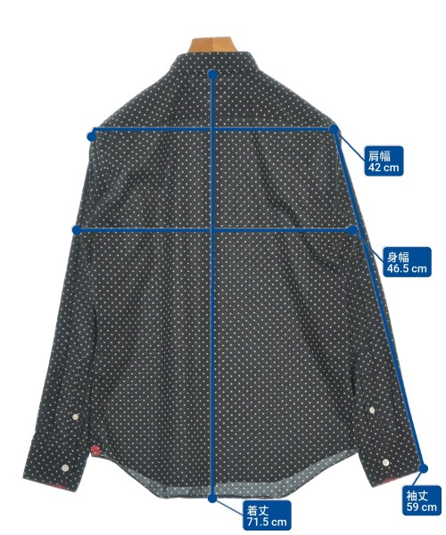 PAUL SMITH COLLECTION（ポールスミスコレクション）カジュアルシャツ 黒 サイズ:M メンズ/2200688601096