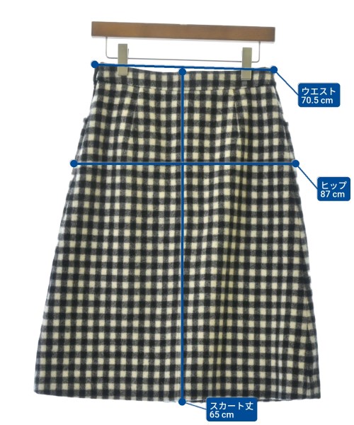 MACKINTOSH PHILOSOPHY（マッキントッシュフィロソフィー）ひざ丈スカート 黒 サイズ:38(M位) レディース/2200621845020