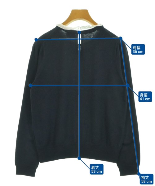 MACKINTOSH PHILOSOPHY（マッキントッシュフィロソフィー）ニット・セーター 紺 サイズ:38(M位) レディース/2200632127030