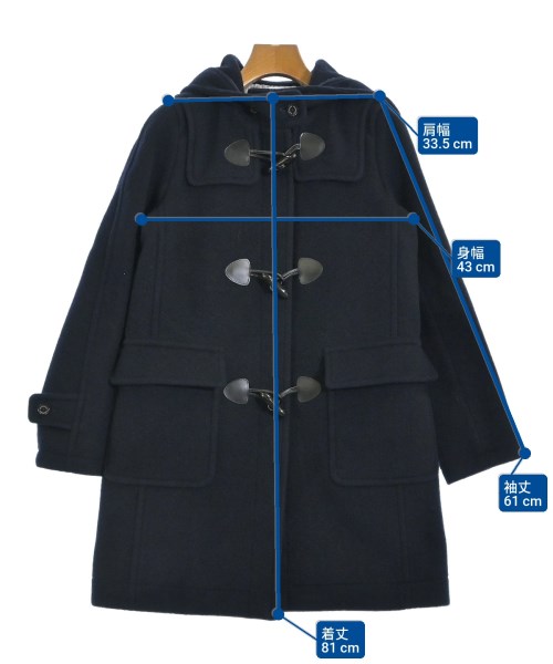 MACKINTOSH PHILOSOPHY（マッキントッシュフィロソフィー）ダッフルコート 紺 サイズ:36(S位) レディース/2200623735015