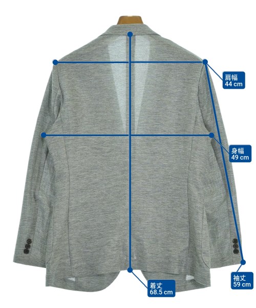 MACKINTOSH PHILOSOPHY（マッキントッシュフィロソフィー）ジャケット グレー サイズ:40(L位) メンズ/2200615636023