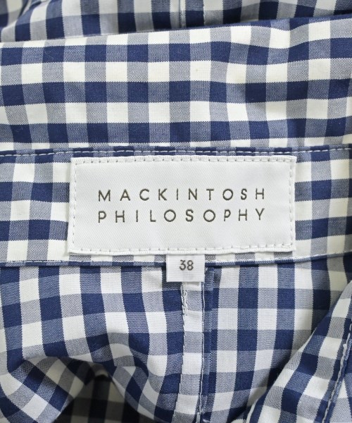 MACKINTOSH PHILOSOPHY（マッキントッシュフィロソフィー）ピーコート 青 サイズ:38(M位) レディース/2200624275015