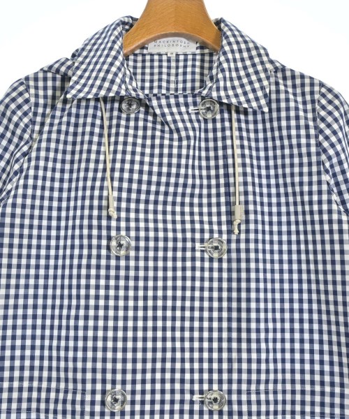 MACKINTOSH PHILOSOPHY（マッキントッシュフィロソフィー）ピーコート 青 サイズ:38(M位) レディース/2200624275015