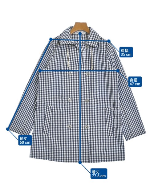 MACKINTOSH PHILOSOPHY（マッキントッシュフィロソフィー）ピーコート 青 サイズ:38(M位) レディース/2200624275015