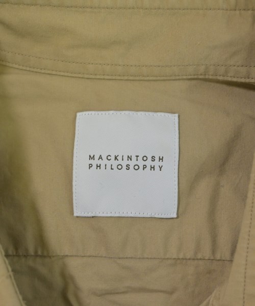 MACKINTOSH PHILOSOPHY（マッキントッシュフィロソフィー）カジュアルシャツ ベージュ サイズ:38(M位) メンズ/2200639261010