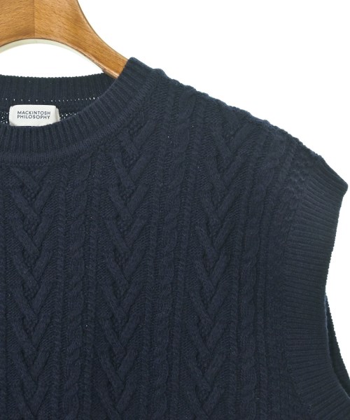 MACKINTOSH PHILOSOPHY（マッキントッシュフィロソフィー）ベスト 紺 サイズ:38(M位) レディース/2200640236045