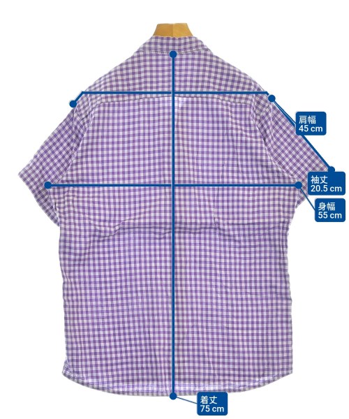 MACKINTOSH PHILOSOPHY（マッキントッシュフィロソフィー）カジュアルシャツ 紫 サイズ:-(M位) メンズ/2200618010103