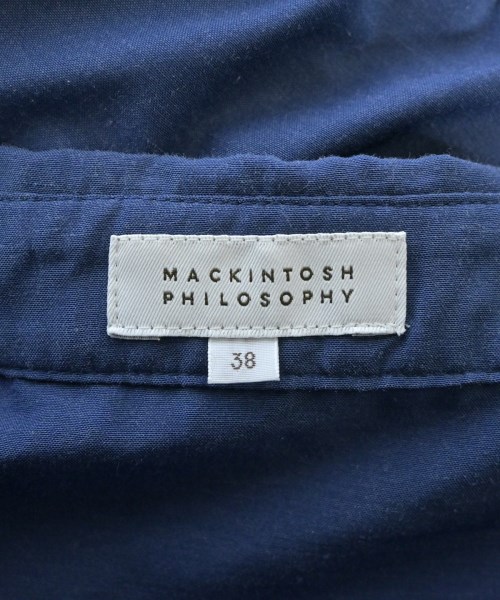 MACKINTOSH PHILOSOPHY（マッキントッシュフィロソフィー）シャツワンピース 紺 サイズ:38(M位) レディース/2200628049131