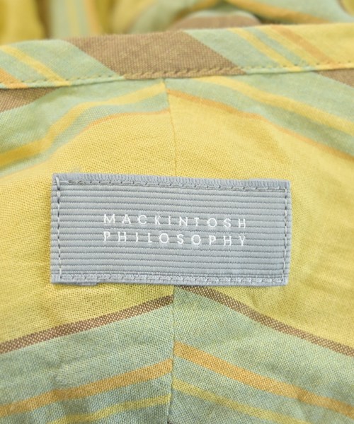 MACKINTOSH PHILOSOPHY（マッキントッシュフィロソフィー）カジュアルシャツ 黄 サイズ:6(XXL位) メンズ/2200614978063