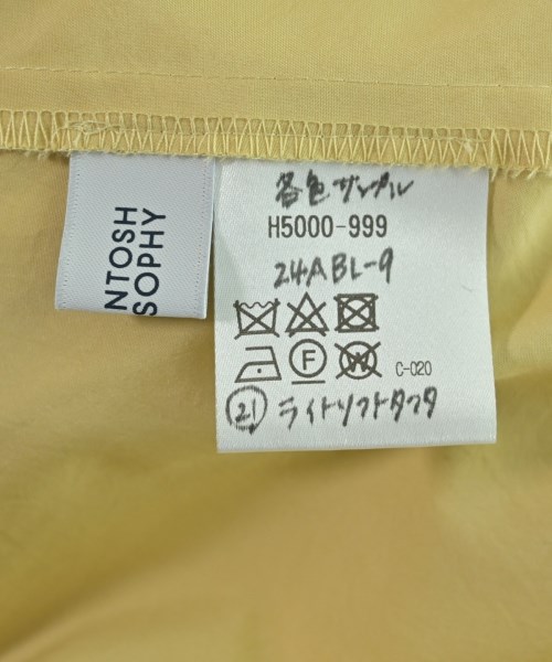 MACKINTOSH PHILOSOPHY（マッキントッシュフィロソフィー）ブラウス 黄 サイズ:-(XL位) レディース/2200622771021