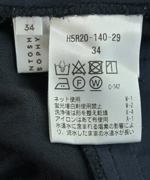 MACKINTOSH PHILOSOPHY（マッキントッシュフィロソフィー）スラックス 紺 サイズ:34(XS位) レディース/2200619788018