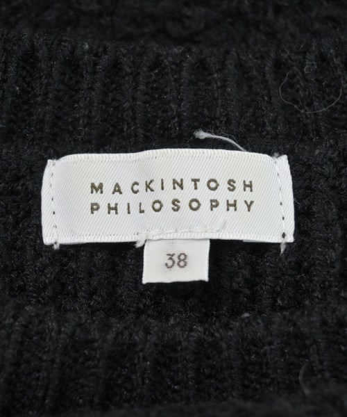 MACKINTOSH PHILOSOPHY（マッキントッシュフィロソフィー）ニット・セーター 黒 サイズ:38(M位) レディース/2200613546034
