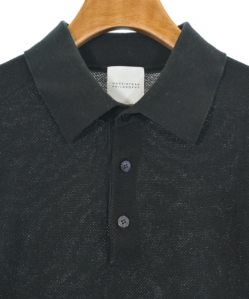 MACKINTOSH PHILOSOPHY（マッキントッシュフィロソフィー）ポロシャツ 黒 サイズ:40(L位) メンズ/2200625013050