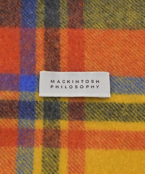 MACKINTOSH PHILOSOPHY（マッキントッシュフィロソフィー）マフラー 黄 サイズ:- レディース/2200618028016