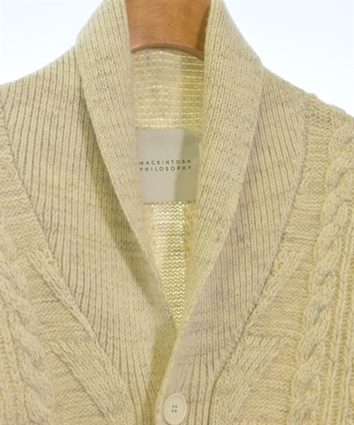 MACKINTOSH PHILOSOPHY（マッキントッシュフィロソフィー）カーディガン 白 サイズ:38(M位) メンズ/2200624674016