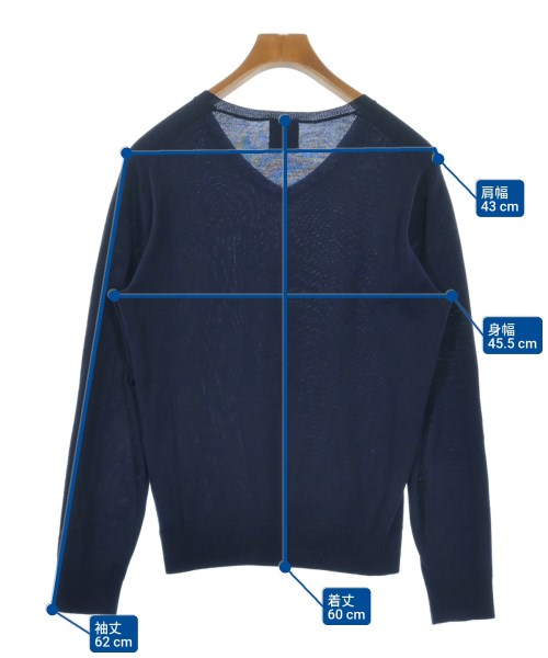 MACKINTOSH PHILOSOPHY（マッキントッシュフィロソフィー）ニット・セーター 紺 サイズ:38(M位) メンズ/2200627552052