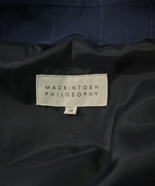 MACKINTOSH PHILOSOPHY（マッキントッシュフィロソフィー）ステンカラーコート 青 サイズ:38(M位) メンズ/2200629304017