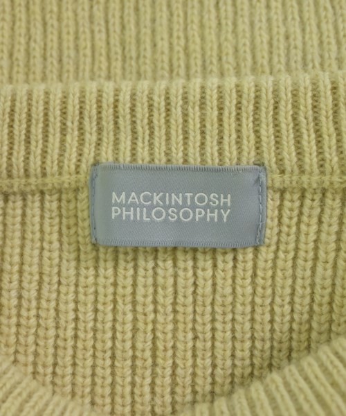 MACKINTOSH PHILOSOPHY（マッキントッシュフィロソフィー）ニット・セーター 黄 サイズ:2(M位) レディース/2200629551046