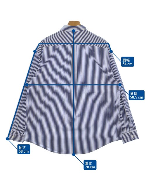 MACKINTOSH PHILOSOPHY（マッキントッシュフィロソフィー）カジュアルシャツ 青 サイズ:-(XXL位) メンズ/2200629551060