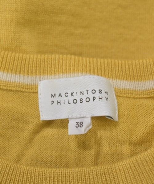 MACKINTOSH PHILOSOPHY（マッキントッシュフィロソフィー）ニット・セーター 黄 サイズ:38(M位) レディース/2200631449065