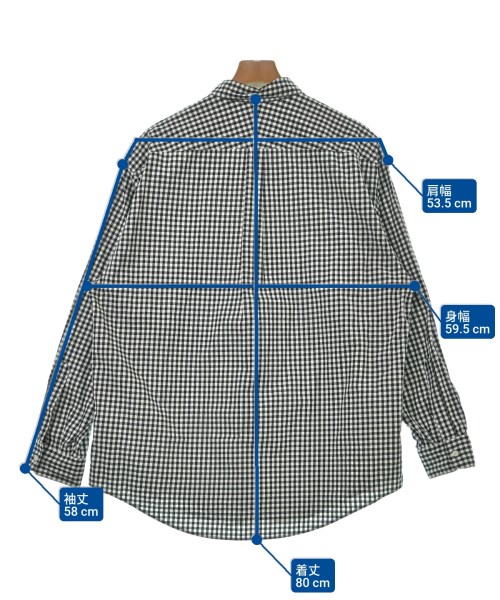 MACKINTOSH PHILOSOPHY（マッキントッシュフィロソフィー）カジュアルシャツ 黒 サイズ:6(XL位) メンズ/2200632779048