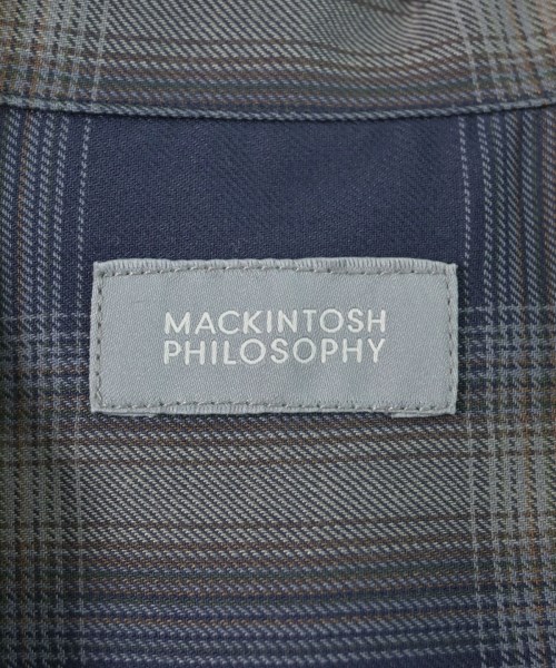 MACKINTOSH PHILOSOPHY（マッキントッシュフィロソフィー）カジュアルシャツ 紺 サイズ:6(XL位) メンズ/2200632779055