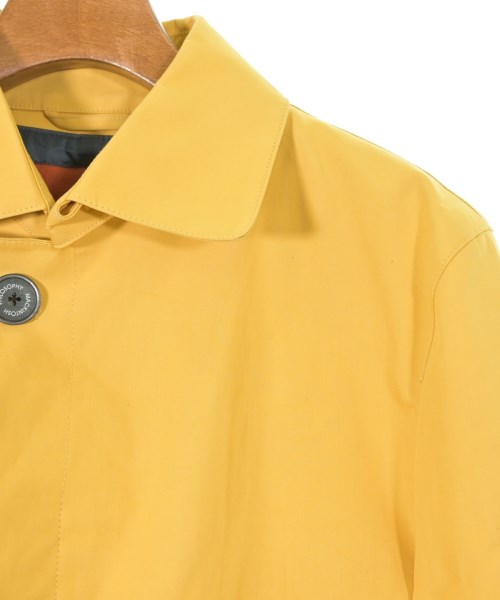 MACKINTOSH PHILOSOPHY（マッキントッシュフィロソフィー）ステンカラーコート 黄 サイズ:38(M位) メンズ/2200631301059
