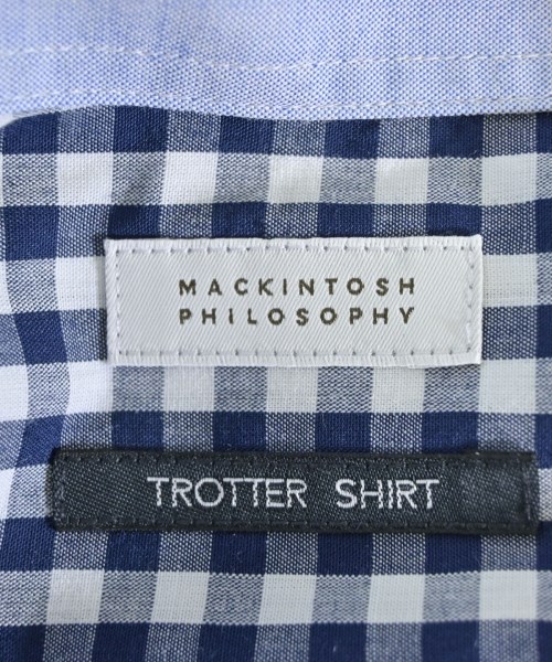 MACKINTOSH PHILOSOPHY（マッキントッシュフィロソフィー）カジュアルシャツ 紺 サイズ:38(M位) メンズ/2200607646238
