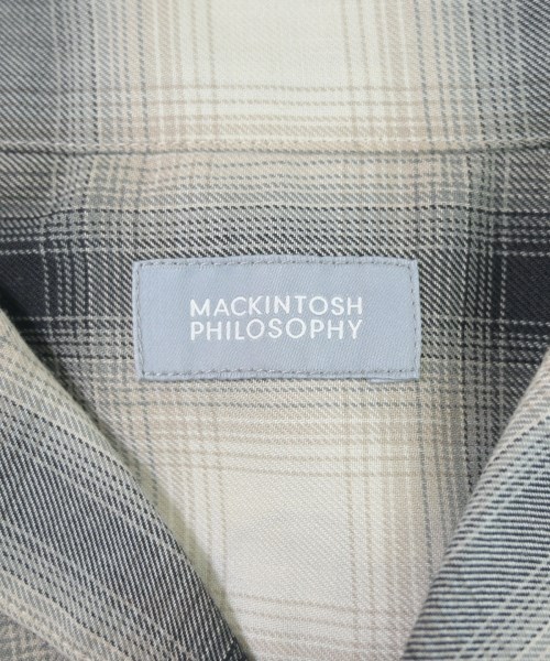 MACKINTOSH PHILOSOPHY（マッキントッシュフィロソフィー）カジュアルシャツ 黒 サイズ:2(M位) レディース/2200610614026