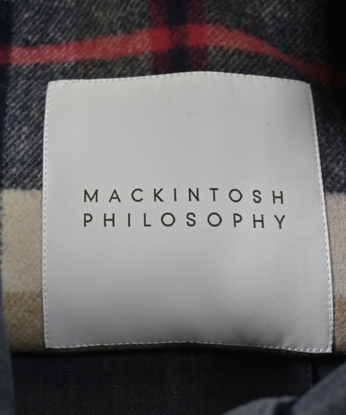 MACKINTOSH PHILOSOPHY（マッキントッシュフィロソフィー）ステンカラーコート 紺 サイズ:38(M位) メンズ/2200611139085