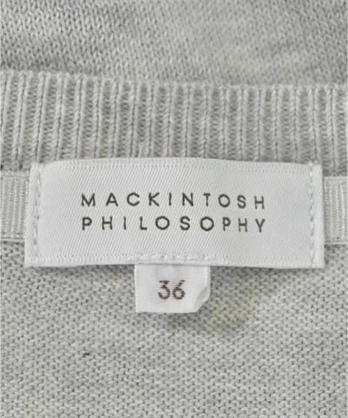 MACKINTOSH PHILOSOPHY（マッキントッシュフィロソフィー）カーディガン グレー サイズ:36(S位) レディース/2200608849010
