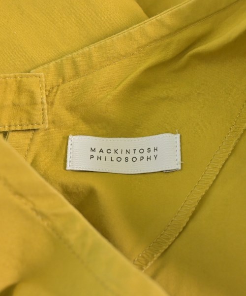 MACKINTOSH PHILOSOPHY（マッキントッシュフィロソフィー）ブラウス 黄 サイズ:36(S位) レディース/2200611534019