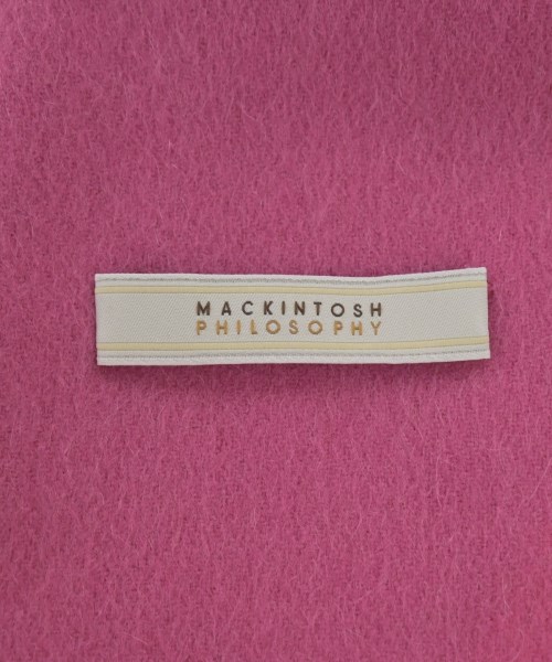 MACKINTOSH PHILOSOPHY（マッキントッシュフィロソフィー）マフラー ピンク サイズ:- レディース/2200612733732