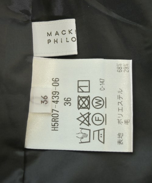 MACKINTOSH PHILOSOPHY（マッキントッシュフィロソフィー）スラックス 黒 サイズ:36(S位) レディース/2200615105017