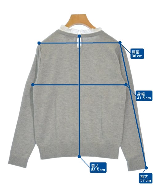 MACKINTOSH PHILOSOPHY（マッキントッシュフィロソフィー）ニット・セーター グレー サイズ:38(M位) レディース/2200615077031