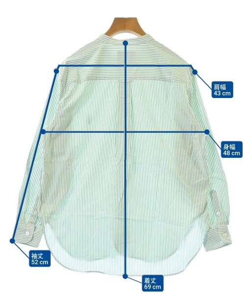 MACKINTOSH PHILOSOPHY（マッキントッシュフィロソフィー）カジュアルシャツ 緑 サイズ:38(M位) レディース/2200618710058