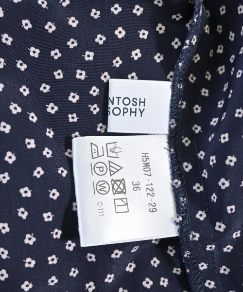 MACKINTOSH PHILOSOPHY（マッキントッシュフィロソフィー）ブラウス 紺 サイズ:36(S位) レディース/2200671869021