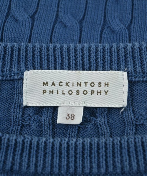 MACKINTOSH PHILOSOPHY（マッキントッシュフィロソフィー）ニット・セーター 青 サイズ:38(M位) レディース/2200670283088