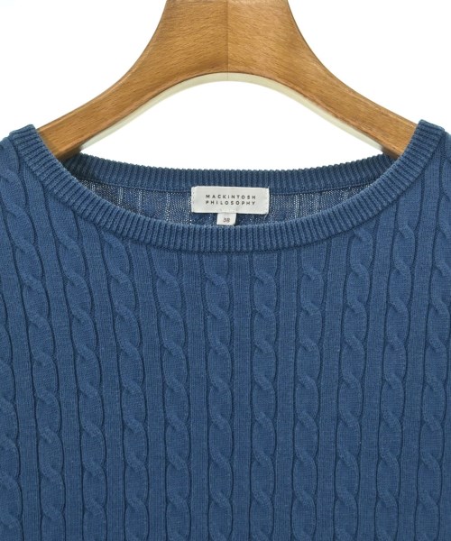 MACKINTOSH PHILOSOPHY（マッキントッシュフィロソフィー）ニット・セーター 青 サイズ:38(M位) レディース/2200670283088