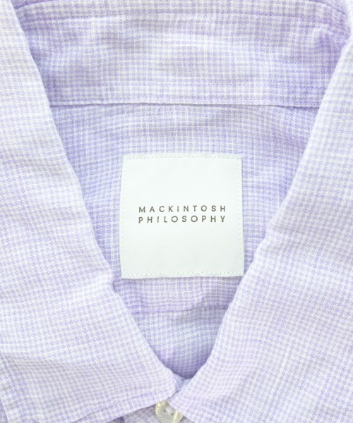 MACKINTOSH PHILOSOPHY（マッキントッシュフィロソフィー）カジュアルシャツ 紫 サイズ:38(M位) メンズ/2200675866019