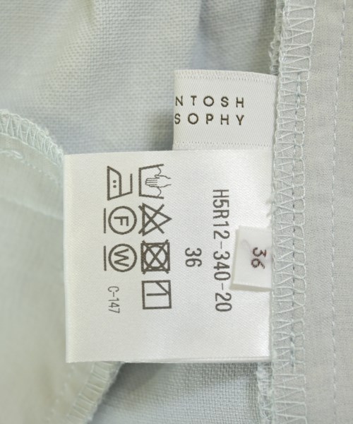 MACKINTOSH PHILOSOPHY（マッキントッシュフィロソフィー）スラックス 青 サイズ:36(S位) レディース/2200677906027