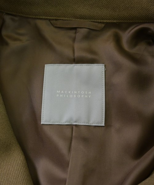 MACKINTOSH PHILOSOPHY（マッキントッシュフィロソフィー）ステンカラーコート 茶 サイズ:6(L位) メンズ/2200678185025
