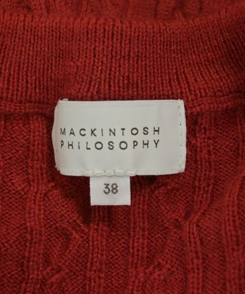 MACKINTOSH PHILOSOPHY（マッキントッシュフィロソフィー）ニット・セーター 赤 サイズ:38(M位) レディース/2200676616019