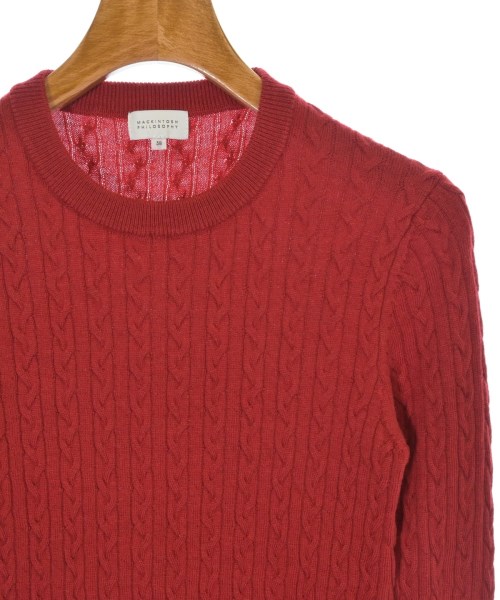 MACKINTOSH PHILOSOPHY（マッキントッシュフィロソフィー）ニット・セーター 赤 サイズ:38(M位) レディース/2200676616019