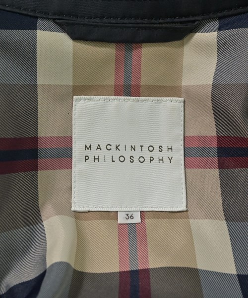 MACKINTOSH PHILOSOPHY（マッキントッシュフィロソフィー）トレンチコート 黒 サイズ:36(S位) レディース/2200675656030