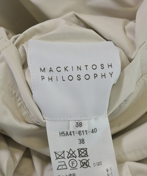 MACKINTOSH PHILOSOPHY（マッキントッシュフィロソフィー）ステンカラーコート ベージュ サイズ:38(M位) レディース/2200674985018