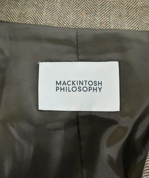 MACKINTOSH PHILOSOPHY（マッキントッシュフィロソフィー）テーラードジャケット 茶 サイズ:38(M位) レディース/2200692670125