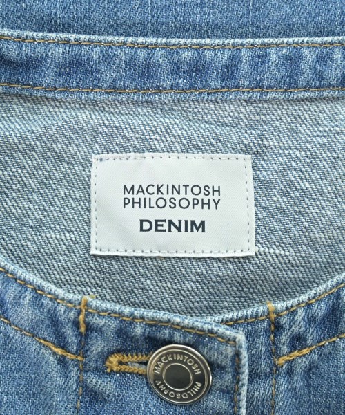 MACKINTOSH PHILOSOPHY（マッキントッシュフィロソフィー）デニムジャケット 青 サイズ:34(XS位) レディース/2200698630079