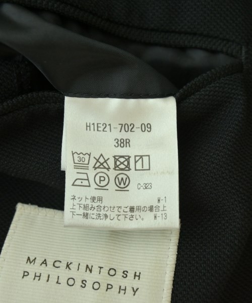 MACKINTOSH PHILOSOPHY（マッキントッシュフィロソフィー）ジャケット 黒 サイズ:38(M位) メンズ/2200699498142