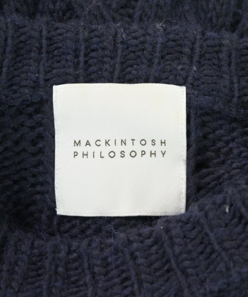MACKINTOSH PHILOSOPHY（マッキントッシュフィロソフィー）ニット・セーター 紺 サイズ:40(L位) メンズ/2200699700061
